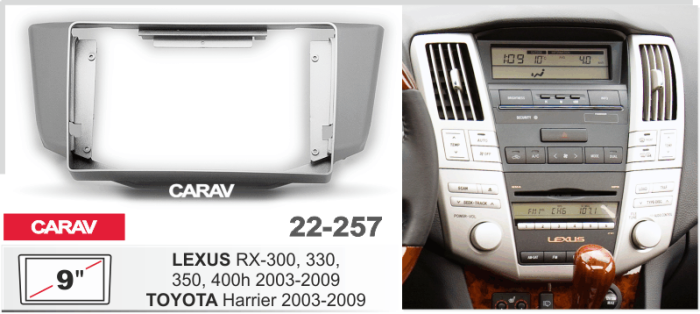 Переходная рамка CARAV 22-257
