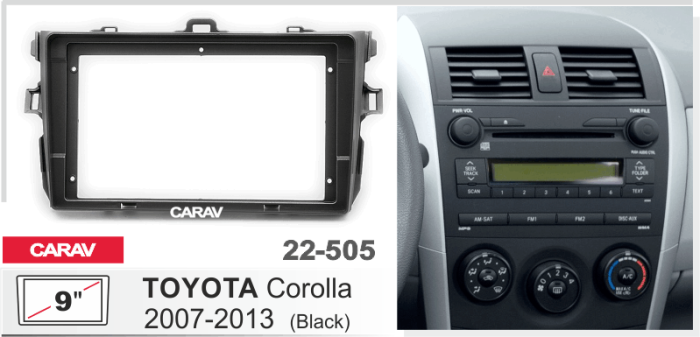 Переходная рамка CARAV 22-505