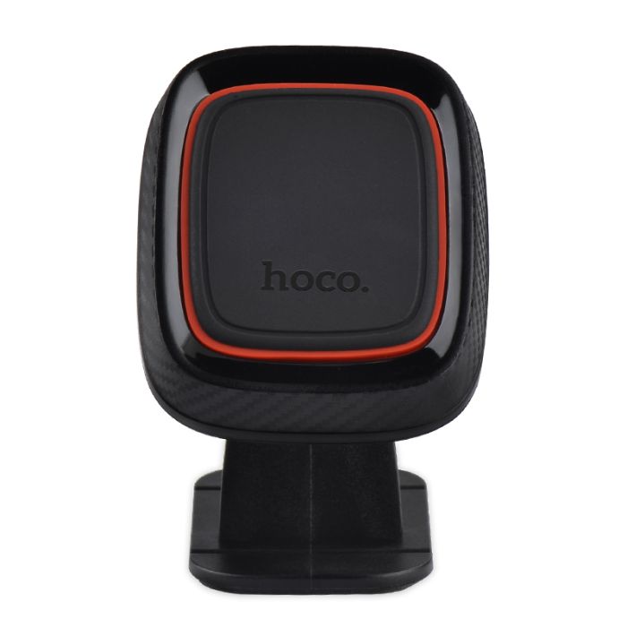Автотримач для телефона HOCO CA24 Lotto series magnetic automotive center adsorbed holder Black (6957531065593)