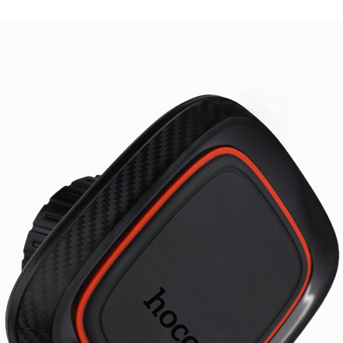 Автотримач для телефона HOCO CA24 Lotto series magnetic automotive center adsorbed holder Black (6957531065593)