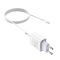 Мережевий зарядний пристрій з кабелем HOCO C81A Asombroso single port charger set(Micro) 10.5W White (6931474727954)