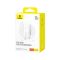 Мережевий зарядний пристрій Baseus  GaN5S Fast Charger 1C 30W EU Moon White (P10162504213-00)