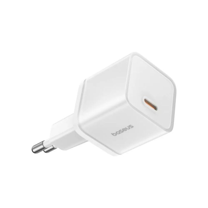 Мережевий зарядний пристрій Baseus  GaN5S Fast Charger 1C 30W EU Moon White (P10162504213-00)