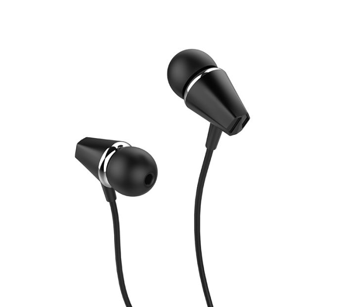 Навушники дротові HOCO M34 (3.5mm) Black (6957531078456)