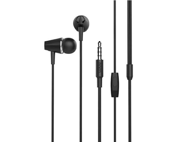Навушники дротові HOCO M34 (3.5mm) Black (6957531078456)