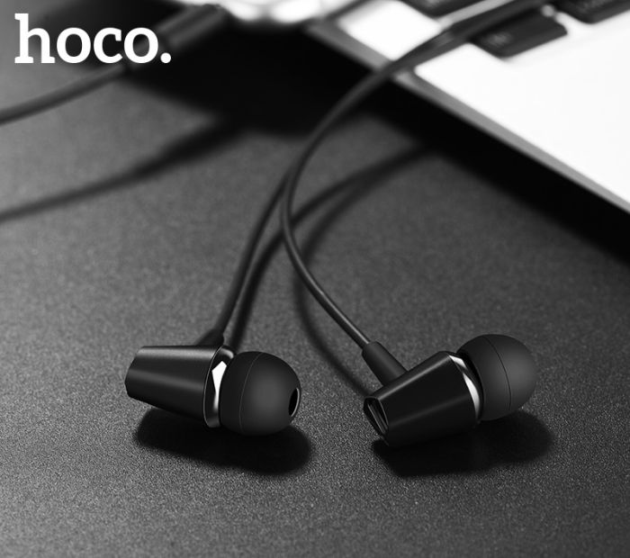 Навушники дротові HOCO M34 (3.5mm) Black (6957531078456)