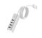 USB-хаб HOCO HB1 4USB Line machine Silver (6957531038146)