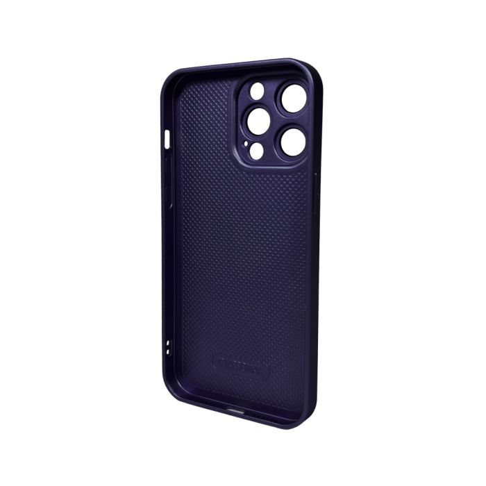 Чохол для смартфона AG Glass Matt Frame Color Logo for Apple iPhone 15 Pro Max Deep Purple (AGMattFrameiP15PMPurple)