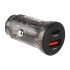 Зарядное устройство для авто Brevia ePower DualCharge 45W USB-C и USB-A прозрачный черный (46145CAB)
