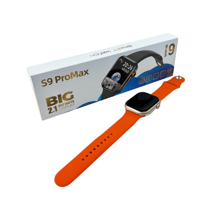 Смарт-годинник BIG S9 Pro Max 45mm. IP65. 230 mAh. Orange (BIGS9POrange)