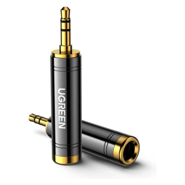 Аудіо перехідник UGREEN AV168 3.5mm Male to 6.35mm Female Adapter 1pcs(UGR-60711) (UGR-60711)