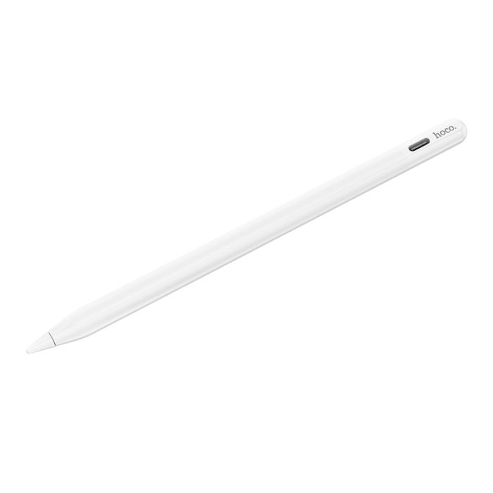 Стилус HOCO GM112 Intelligent anti-lost active capacitive pen with digital display pad dedicated White (6942007634588)