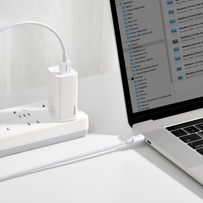 Кабель Baseus Superior Series USB to Type-C 66W 1m White (CATYS-02)