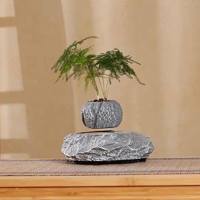 Магнітний левітаційний горщик для рослин HCNT Magnetic Levitating Pot M5B-P Grey (M005B-P)