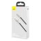 Кабель Baseus Cafule Series Metal Data Cable USB to IP 2.4A 0.25m Black (CALJK-01)