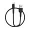 Кабель BOROFONE BX16 USB to iP 2A, 1m, PVC, TPE connectors, Black (6957531099512)