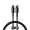 Кабель Baseus Tungsten Gold Fast Charging Data Cable Type-C to Type-C 100W 1m Black (CATWJ-01)