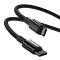Кабель Baseus Tungsten Gold Fast Charging Data Cable Type-C to Type-C 100W 1m Black (CATWJ-01)