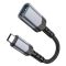Кабель-перехідник HOCO UA24 Type-C male to USB female 3.0 converter Metal Gray (6942007608848)