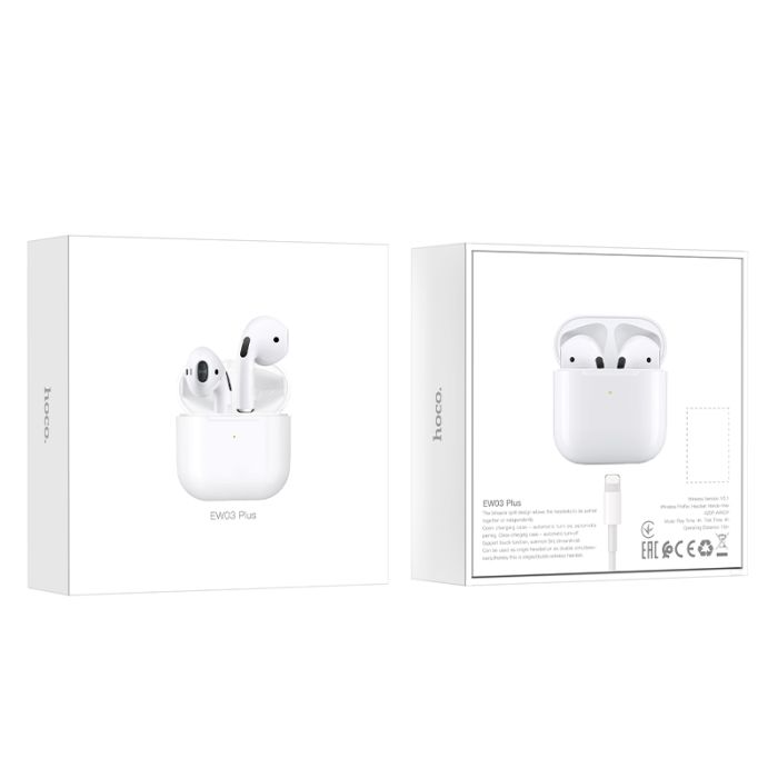 Бездротові навушники TWS HOCO EW03 Plus White (6931474753885)
