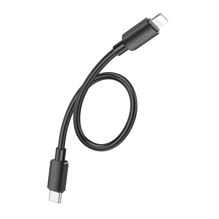 Кабель HOCO X96 Hyper PD charging data cable iP (L=0.25M) Black (6942007609364)