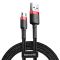 Кабель Baseus cafule Cable USB For Micro 2A 3m Red+Black (CAMKLF-H91)