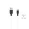 Кабель HOCO X21 USB to Type-C 2A, 1m, silicone, TPE connectors, Black+White (6957531071402)