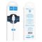 Кабель HOCO X20 USB to Type-C 3A, 2m, PVC, TPE connectors, White (6957531068914)