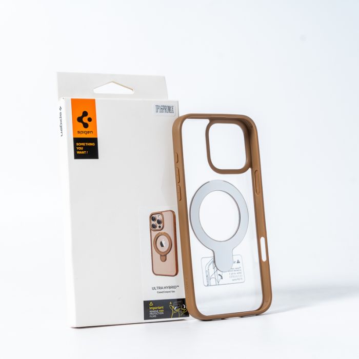 Чохол для смартфона Spigen AAA Magnetic Ring for Apple iPhone 16 Pro Max Brown (SPGMGRING16ProMaxBrown)