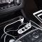 Автомобільний зарядний пристрій HOCO Z13 LCD one-pull-three car charger Silver (6957531050896)