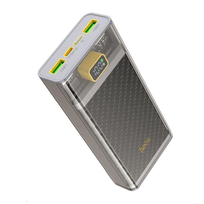Зовнішній акумулятор HOCO J103A Discovery edition 22.5W fully compatible power bank(20000mAh) Gray (6931474788948)