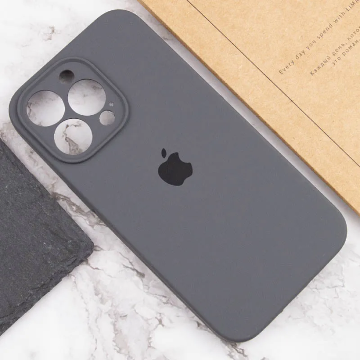Чохол для смартфона Silicone Full Case AA Camera Protect for Apple iPhone 14 Pro Max 12,Dark Grey (FullAAi14PM-12)