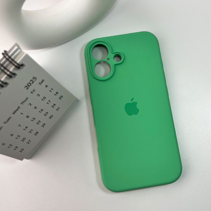 Чохол для смартфона Silicone Full Case AA Camera Protect for Apple iPhone 16 30,Spearmint (FullAAi16-30)