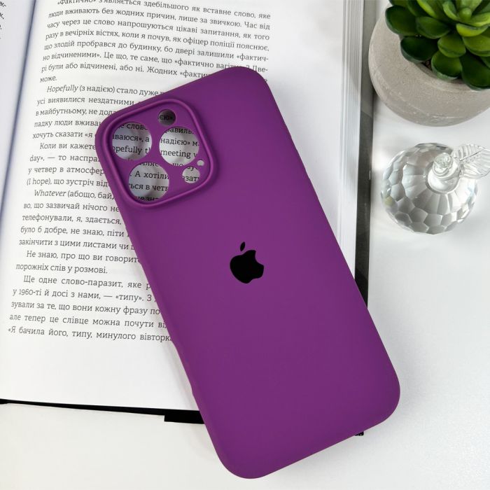 Чохол для смартфона Silicone Full Case AA Camera Protect for Apple iPhone 16 Pro 19,Purple (FullAAi16P-19)
