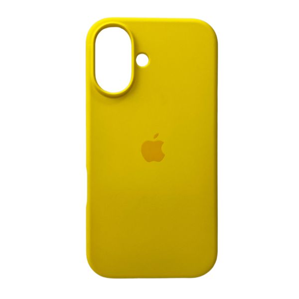 Чохол для смартфона Silicone Full Case AA Open Cam for Apple iPhone 16 56,Sunny Yellow (FullOpeAAi16-56)