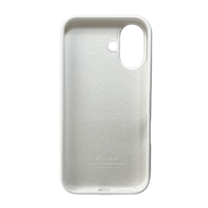 Чохол для смартфона Silicone Full Case AA Open Cam for Apple iPhone 16 8,White (FullOpeAAi16-8)