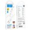 Кабель HOCO X87 Magic silicone charging data cable for iP White (6931474783202)