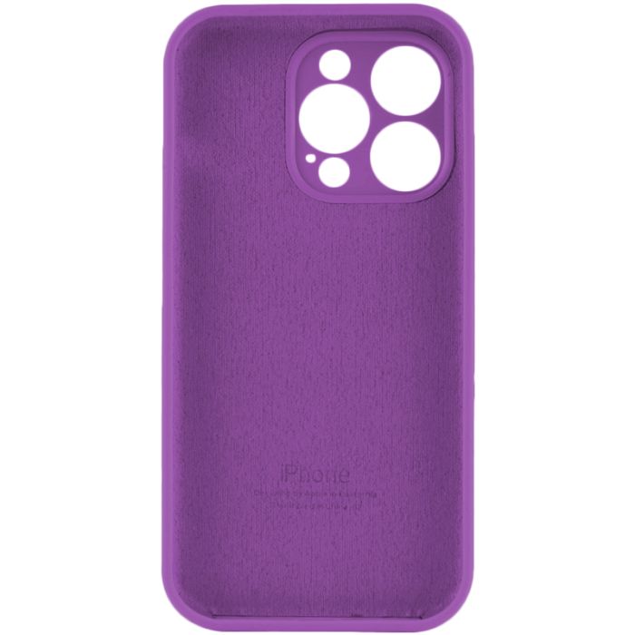 Чохол для смартфона Silicone Full Case AA Camera Protect for Apple iPhone 15 Pro 19,Purple (FullAAi15P-19)