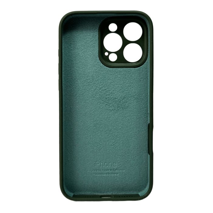 Чохол для смартфона Silicone Full Case AA Camera Protect for Apple iPhone 16 Pro Max 40,Atrovirens (FullAAi16PM-40)