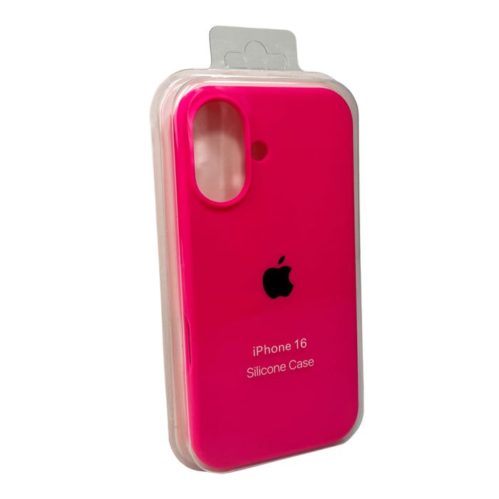 Чохол для смартфона Silicone Full Case AA Open Cam for Apple iPhone 16 23,Shiny Pink (FullOpenAAi16-23)
