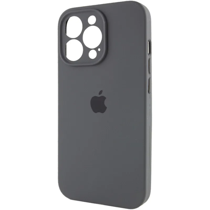 Чохол для смартфона Silicone Full Case AA Camera Protect for Apple iPhone 15 Pro 12,Dark Grey (FullAAi15P-12)