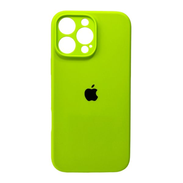 Чохол для смартфона Silicone Full Case AA Camera Protect for Apple iPhone 16 Pro Max 24,Shiny Green (FullAAi16PM-24)