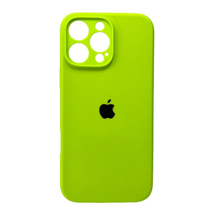 Чохол для смартфона Silicone Full Case AA Camera Protect for Apple iPhone 16 Pro Max 24,Shiny Green (FullAAi16PM-24)