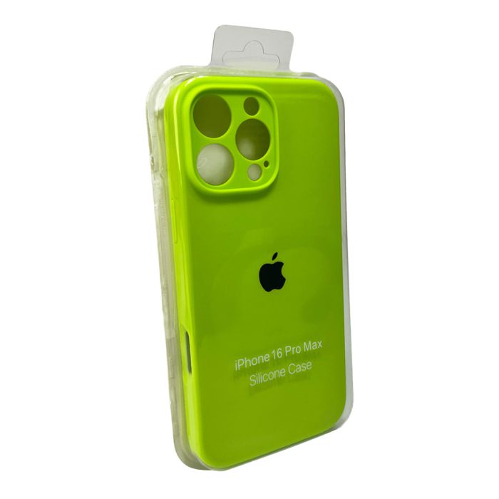 Чохол для смартфона Silicone Full Case AA Camera Protect for Apple iPhone 16 Pro Max 24,Shiny Green (FullAAi16PM-24)