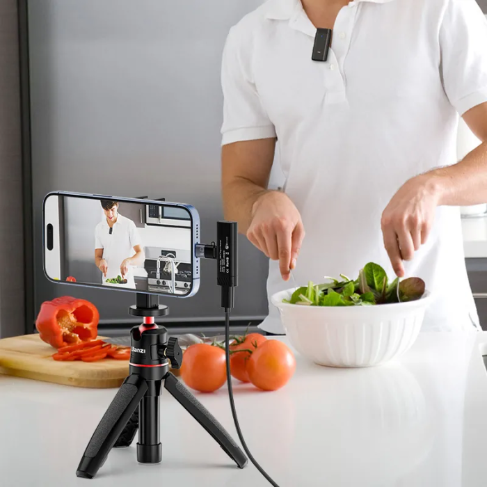 Бездротова мікрофонна система Ulanzi Vijim HM2301 Dual Channel Wireless Lavalier Microphone (A005 HM2301 ) (A005)