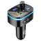 АЗП з FM-модулятором HOCO E62 Fast PD20W+QC3.0 car BT FM transmitter Black (6931474756299)