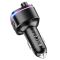 АЗП з FM-модулятором HOCO E62 Fast PD20W+QC3.0 car BT FM transmitter Black (6931474756299)