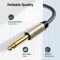 Аудіокабель UGREEN 3.5mm TRS to Dual 6.35mm TS Audio Cable 1m (Gray) (UGR-10613)