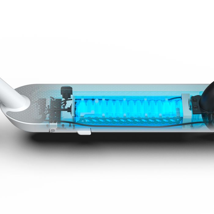 Електросамокат OKAI ES10-NEON Lite White 9", 300(600)W, 7.8Ah, 30km, 25km\h, 20%, NFC, App, 15kg (ES10-W)