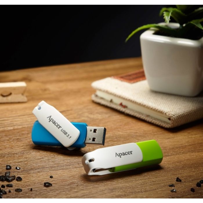 Флеш-накопичувач Apacer USB 2.0 AH335 32Gb Green (AP32GAH335G-1)
